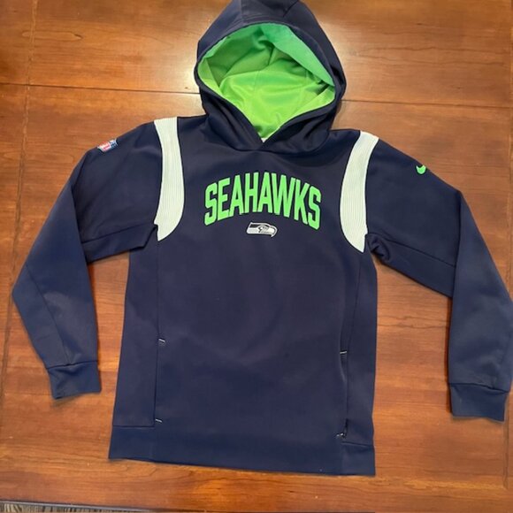Nike NFL Seattle Seahawks Pullover Sweatshirt Hoodie Youth L - Picture 1 of 8
